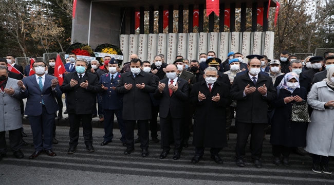 KAYSERİ ŞEHİTLERİ İÇİN ANMA PROGRAMI YAPILDI