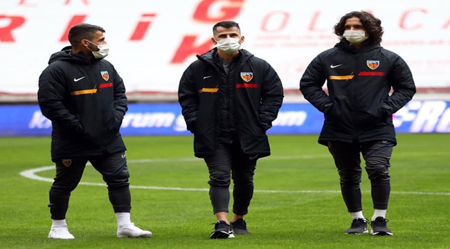 KAYSERİSPOR'DA 6 FUTBOLCU EKSİK