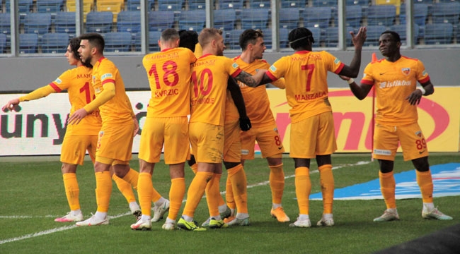 KAYSERİSPOR YİNE MAĞLUP
