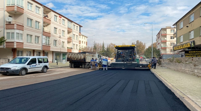 KEYKUBAT MAHALLESİNE 13 BİN TON ASFALT
