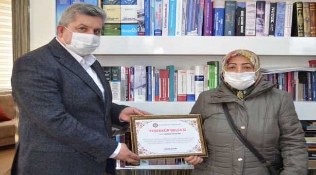 KEZİBAN ÇELİKTEN'DEN BAŞKAN ALTUN'A ZİYARET