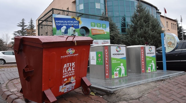 KOCASİNAN'DAN 'ATIK İLAÇ TOPLAMA NOKTASI'