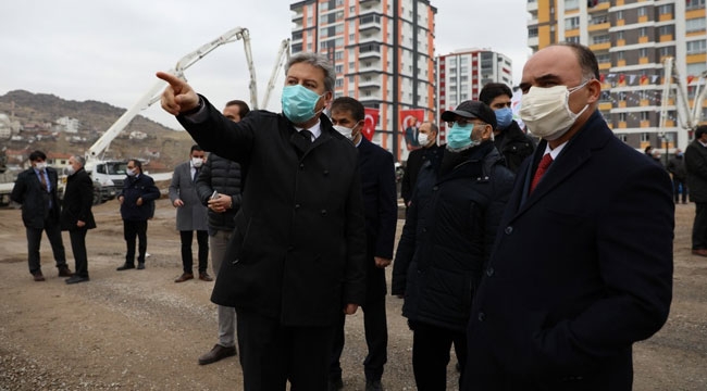 MELİKGAZİ'DE EĞİTİM KOMPLEKSİ TEMEL ATMA TÖRENİ YAPILDI