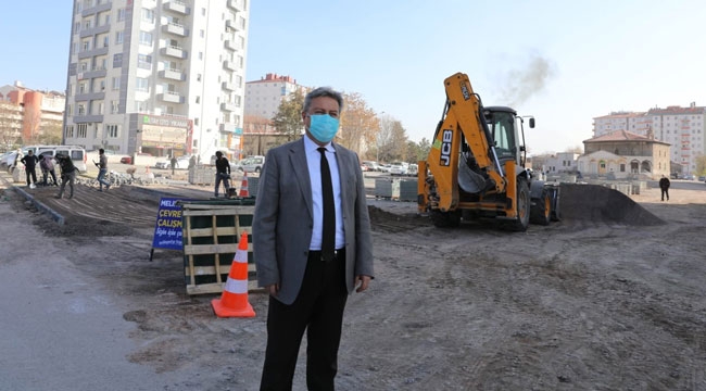 MELİKGAZİ'DEN GÜLÜK MAHALLESİNDE ÇALIŞMA