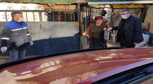 PINARBAŞI BELEDİYESİ’NDEN 300 AİLEYE YEMEK