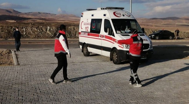 PINARBAŞI'NDAKİ 2. PİSTTEN İLK HASTA SEVKİ YAPILDI