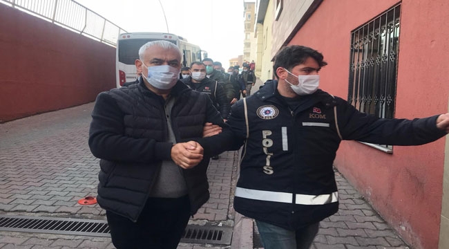 SUÇ ÖRGÜTÜ ÇÖKERTİLDİ: 14 ŞAHIS ADLİYEDE