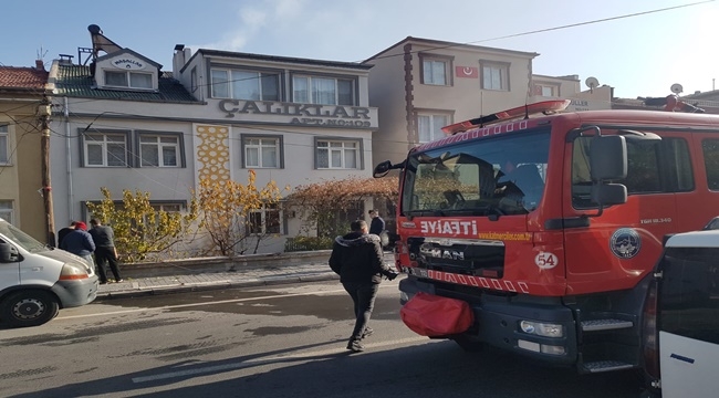SURİYE UYRUKLU AİLENİN EVİNDE YANGIN