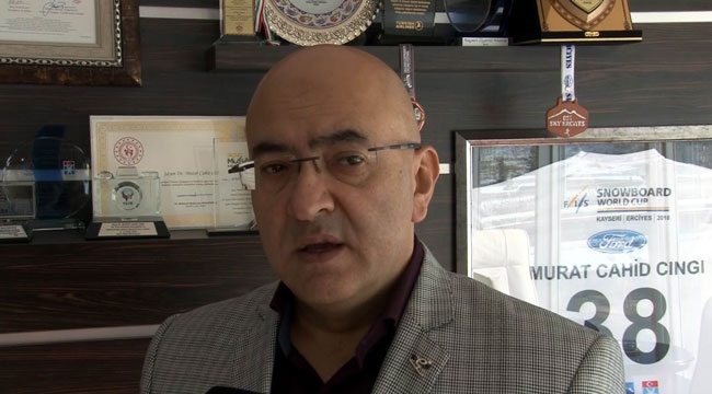 TURİSTLER KAYAĞIN TADINI ERCİYES'TE ÇIKARIYOR