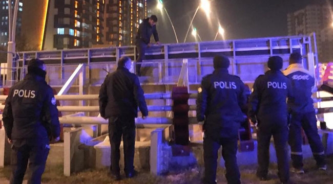 ÜST GEÇİTTE İNTİHAR GİRİŞİMİ