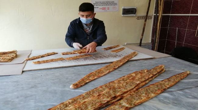 YEŞİLHİSAR, KONYA ETLİ EKMEK VE ANTEP TAVASINA RAKİP