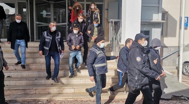 ARANAN ŞAHISLAR BÜRO'DAN OPERASYON: 18 GÖZALTI