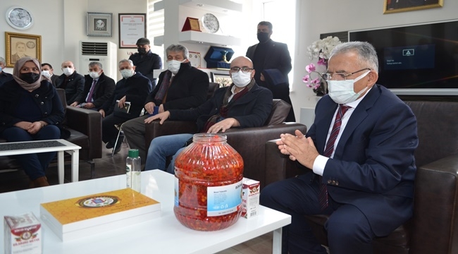 BAŞKAN BÜYÜKKILIÇ, BÜNYAN'DA