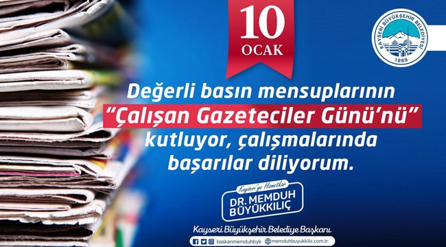 BÜYÜKKILIÇ: 'BASINIMIZIN ÖNERİLERİNİ ÖNEMSİYORUZ'