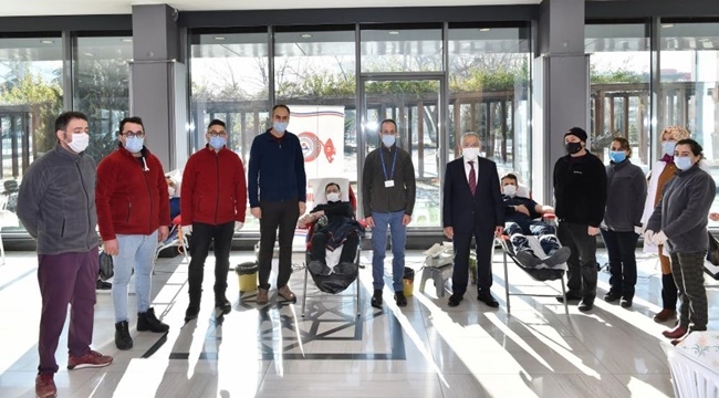 BÜYÜKŞEHİR'DEN KAN BAĞIŞI DESTEĞİ