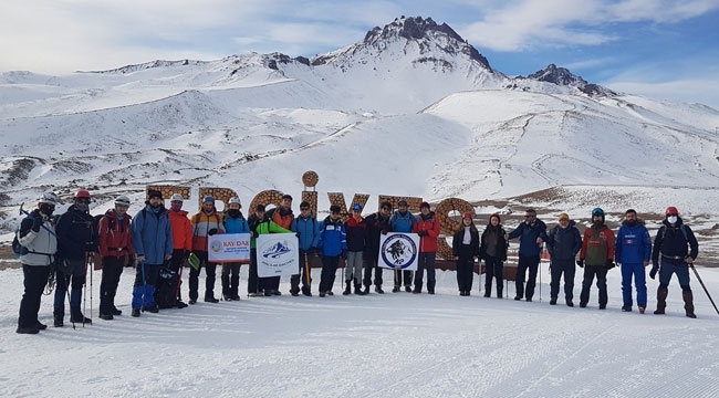 DAĞCILIK EĞİTİMLERİ SÜRÜYOR