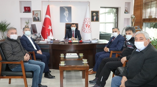 DEVELİ HEYETİNDEN GENÇLİK SPOR'A ZİYARET