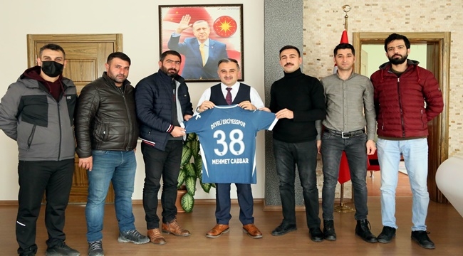 DEVELİ ERCİYESSPOR ZİYARET ETTİ