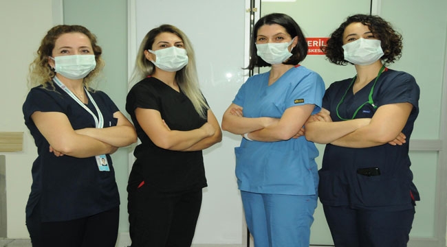 HEMŞİRELERDEN MASKE UYARISI