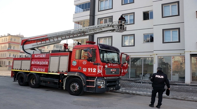 İTFAİYE'NİN MÜDAHALESİ İLE KURTULDU