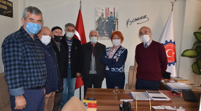 KARAOĞLU’NDAN TÜM EMEK-DER’E ZİYARET