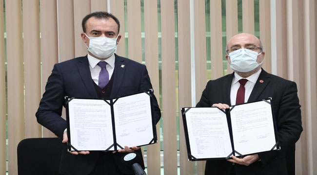 KAYÜ'DE PROTOKOL İMZALANDI