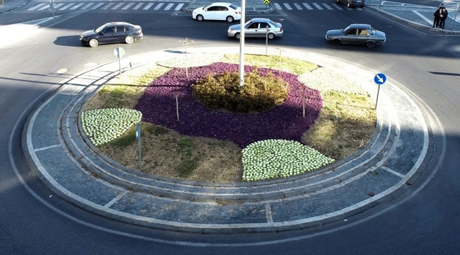 MELİKGAZİ 200 BİN ADET ÇİÇEK DİKTİ