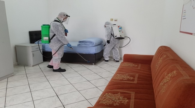 MELİKGAZİ'DE 25 ARAÇ 50 PERSONEL İLE HİJYEN