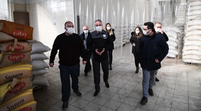 MUSTAFA ŞAHİN'DEN İŞLETMELERE ZİYARET