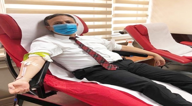 REKTÖR ÇALIŞ'TAN KAN BAĞIŞI ÇAĞRISI