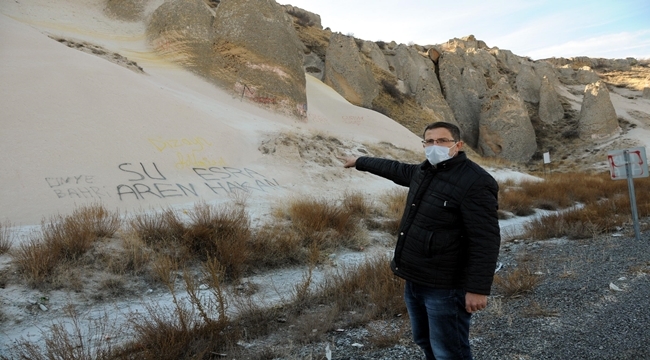 SPREY BOYALI YAZILARA TEPKİ