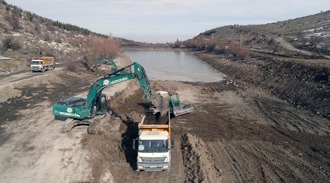 TALAS'IN GÖLET ÇALIŞMASI DEVAM EDİYOR