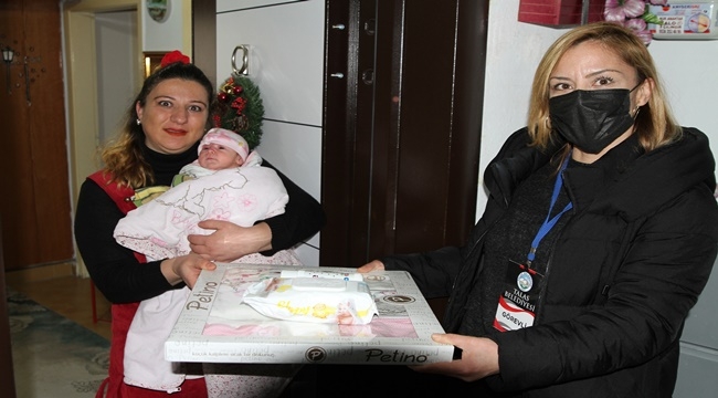 TALAS'TAN 640 AİLEYE 'HOŞ GELDİN BEBEK SETİ'