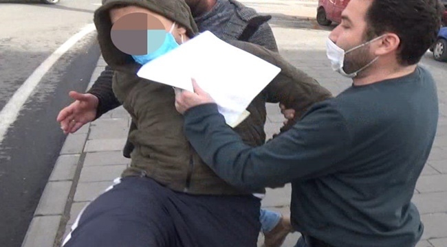 UYUŞTURUCU SATICISINDAN MUHABİRE TEKME