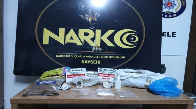 795 GRAM SENTETİK UYUŞTURUCU ELE GEÇİRİLDİ