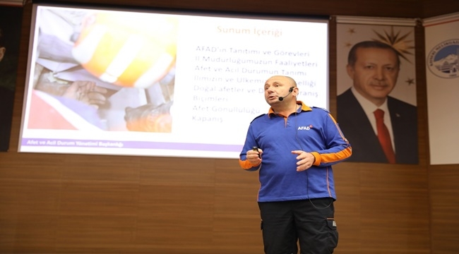 AFAD'TAN MELİKGAZİ PERSONELİNE EĞİTİM
