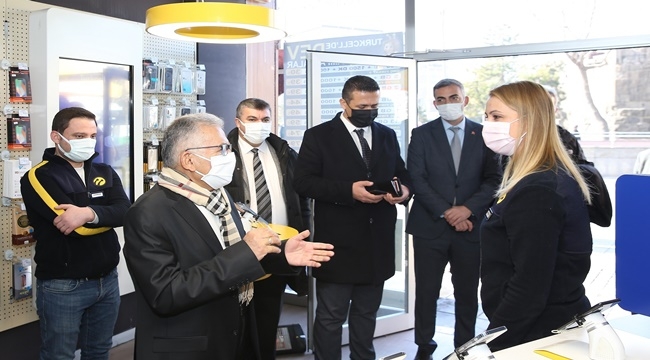 BAŞKAN BÜYÜKKILIÇ, ESNAFI GEZDİ