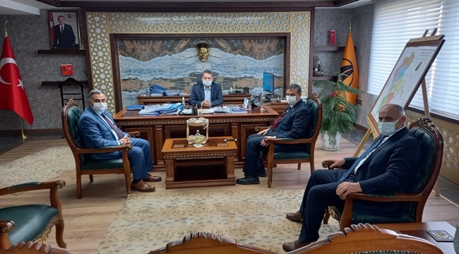 BAŞKANLARDAN ERHAN ÖZKAYA'YA ZİYARET