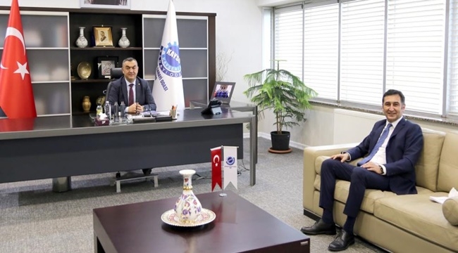 CİHAD AKYOL'DAN BAŞKAN BÜYÜKSİMİTCİ'YE ZİYARET