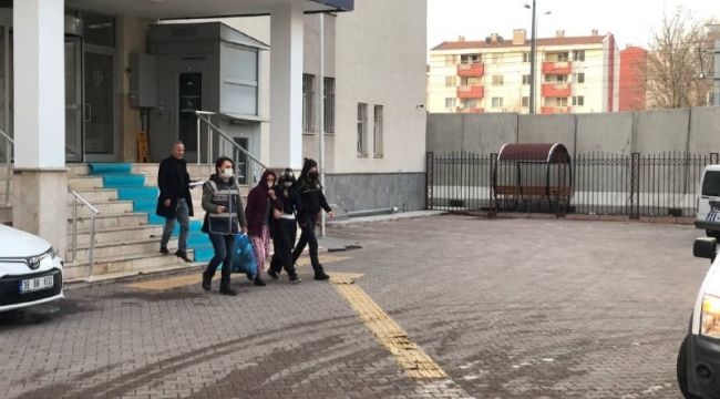 KADIN HIRSIZLAR TUTUKLANDI