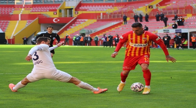 KAYSERİ'DE GOL SESİ ÇIKMADI