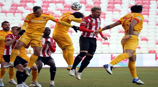 MAÇ SONUCU DG SİVASSPOR: 2-KAYSERİSPOR:0
