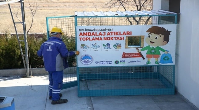 MELİKGAZİ'DEN AKARYAKIT İSTASYONLARINA KONTEYNIR