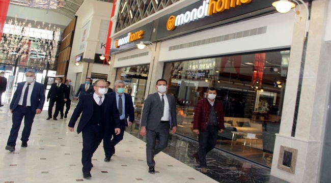 ÖZBEK MOBİLYACILAR KUMSmall AVM'Yİ ZİYARET ETTİ