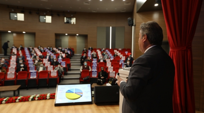 PALANCIOĞLU HİZMETLERİNİ MUHTAR VE PERSONELLERE ANLATTI