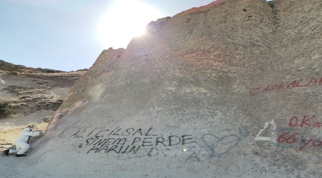 PERİ BACALARINDAKİ ÇİRKİN GÖRÜNTÜLER YOK EDİLİYOR