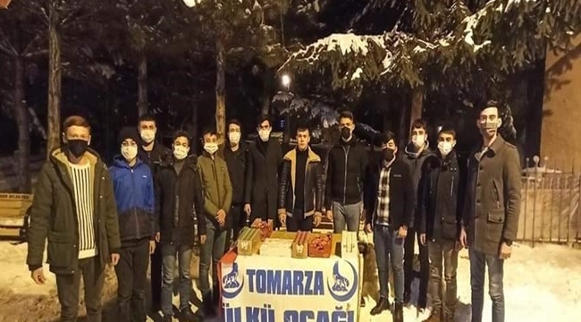 ÜLKÜ OCAKLARI KANDİL SİMİDİ DAĞITTI