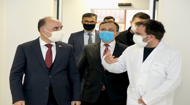 VALİ GÜNAYDIN'DAN ERÜ ZİYARETİ