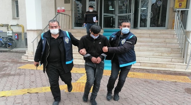 6 HIRSIZLIK OLAYI ŞÜPHELİSİ YAKAYI ELE VERDİ