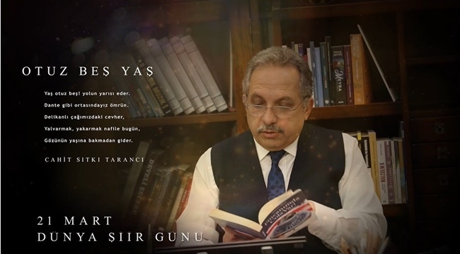 BAŞKAN YALÇIN'IN OKUDUĞU ŞİİR BÜYÜK BEĞENİ ALDI